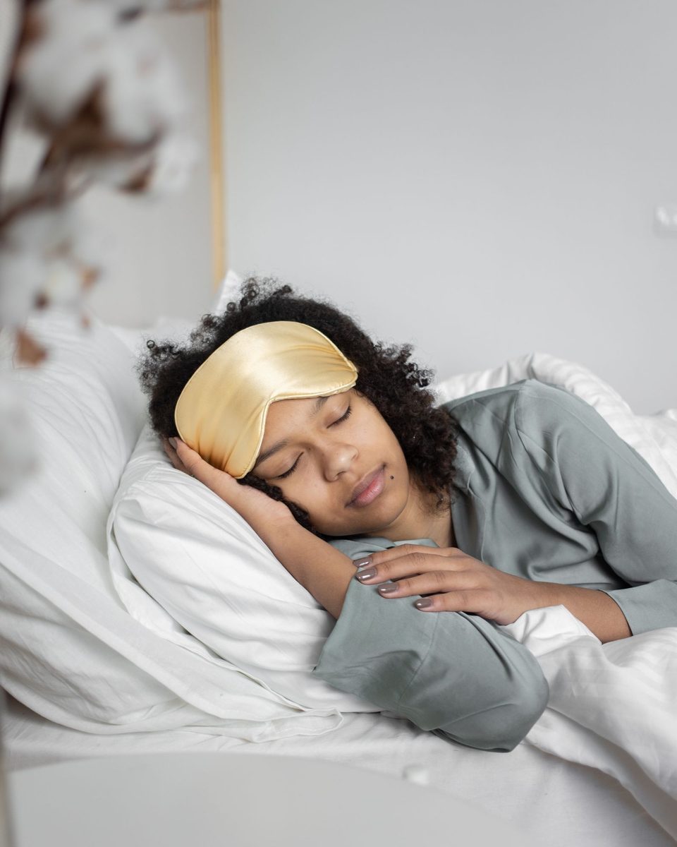 Weighted Linen Sleep Mask